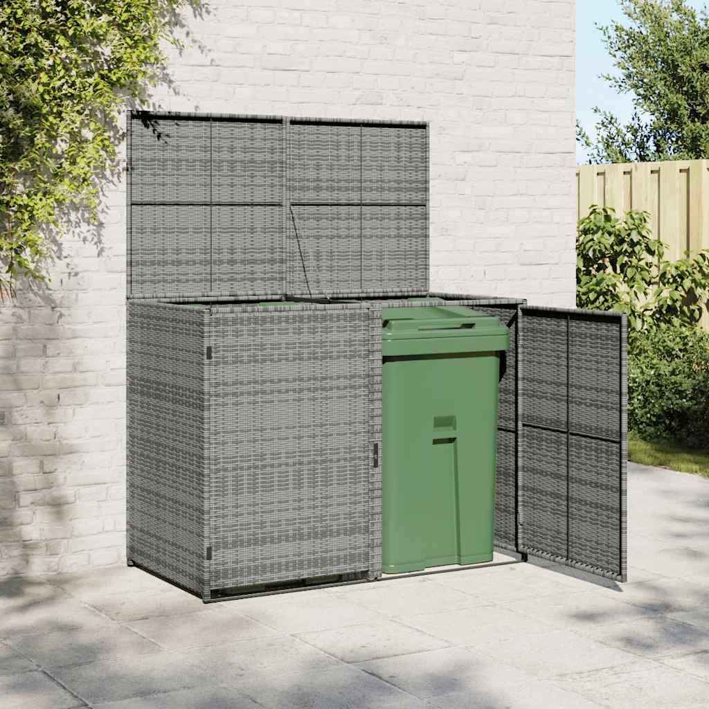 Synthetic Rattan Outdoor Bin Enclosure