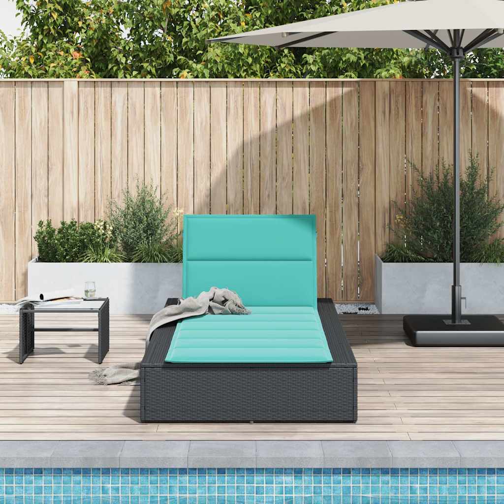 Synthetic Rattan Outdoor Daybed – Teal