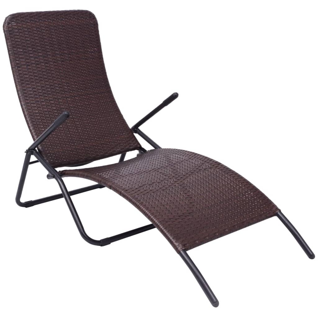 Synthetic Rattan Pool Lounger