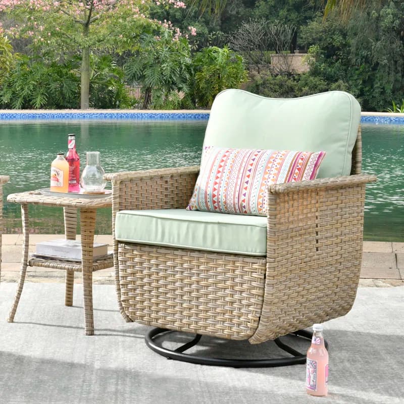 360° Swivel Outdoor Synthetic Rattan Chair