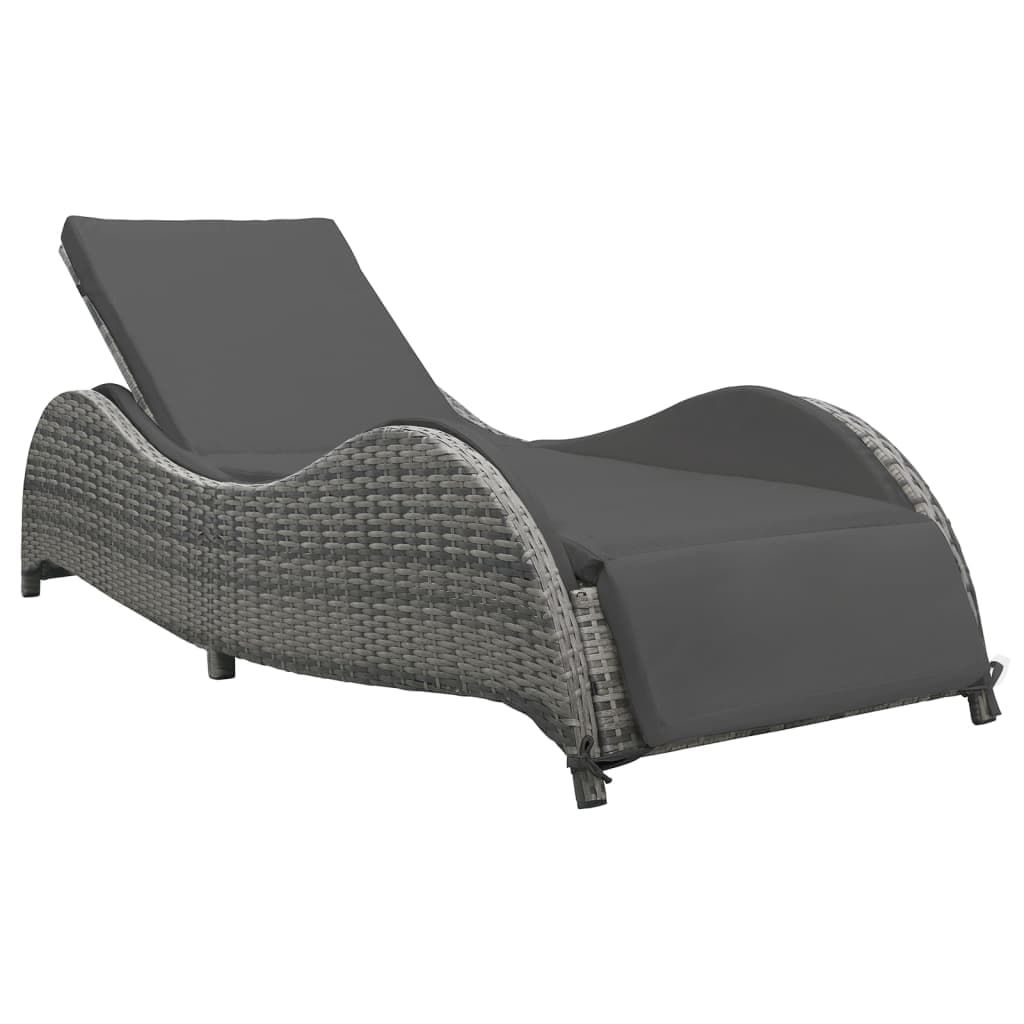 Synthetic Rattan Wave Lounge Chair