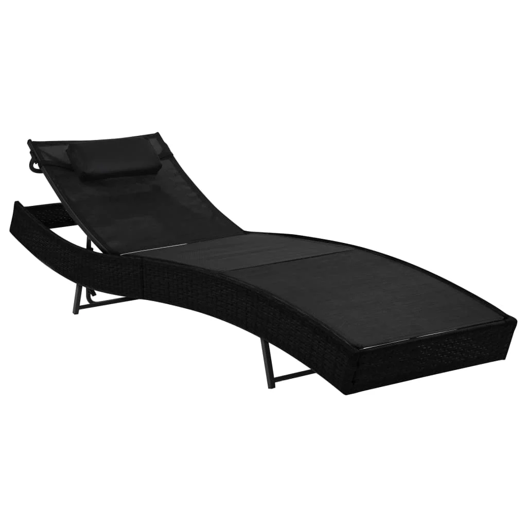 Modern Rattan Pool Lounge Chair