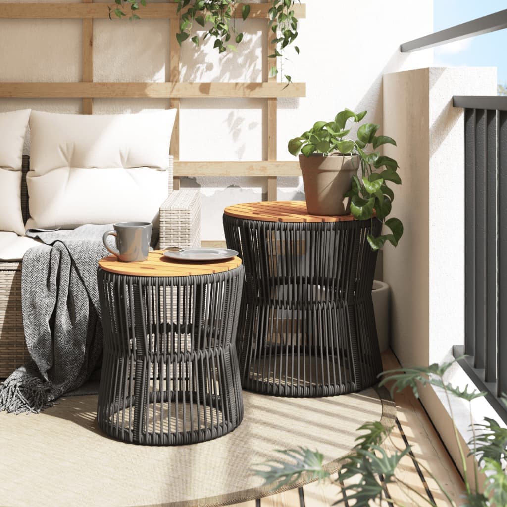 Outdoor Rope Side Table Set