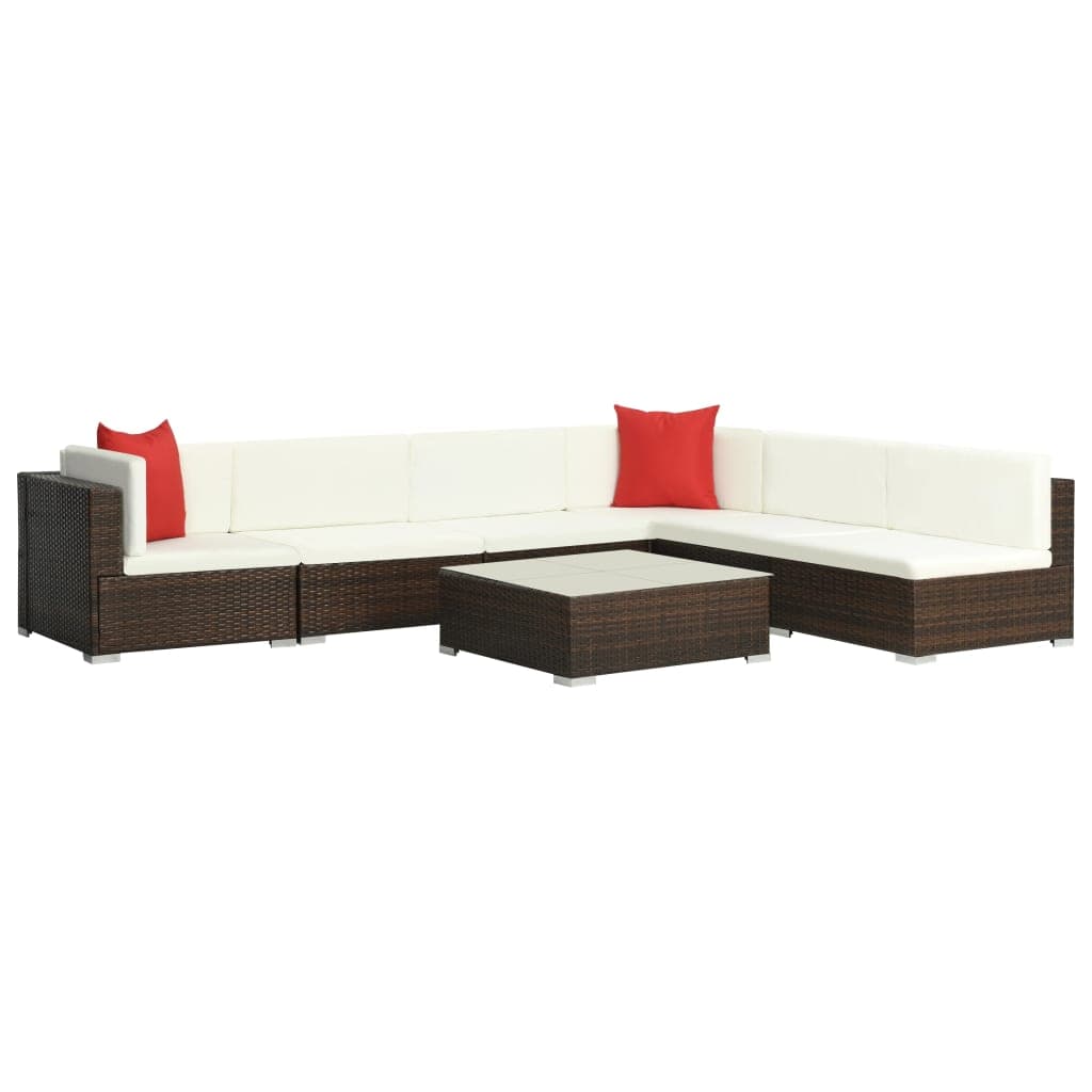 Rattan Patio Corner Sofa Set