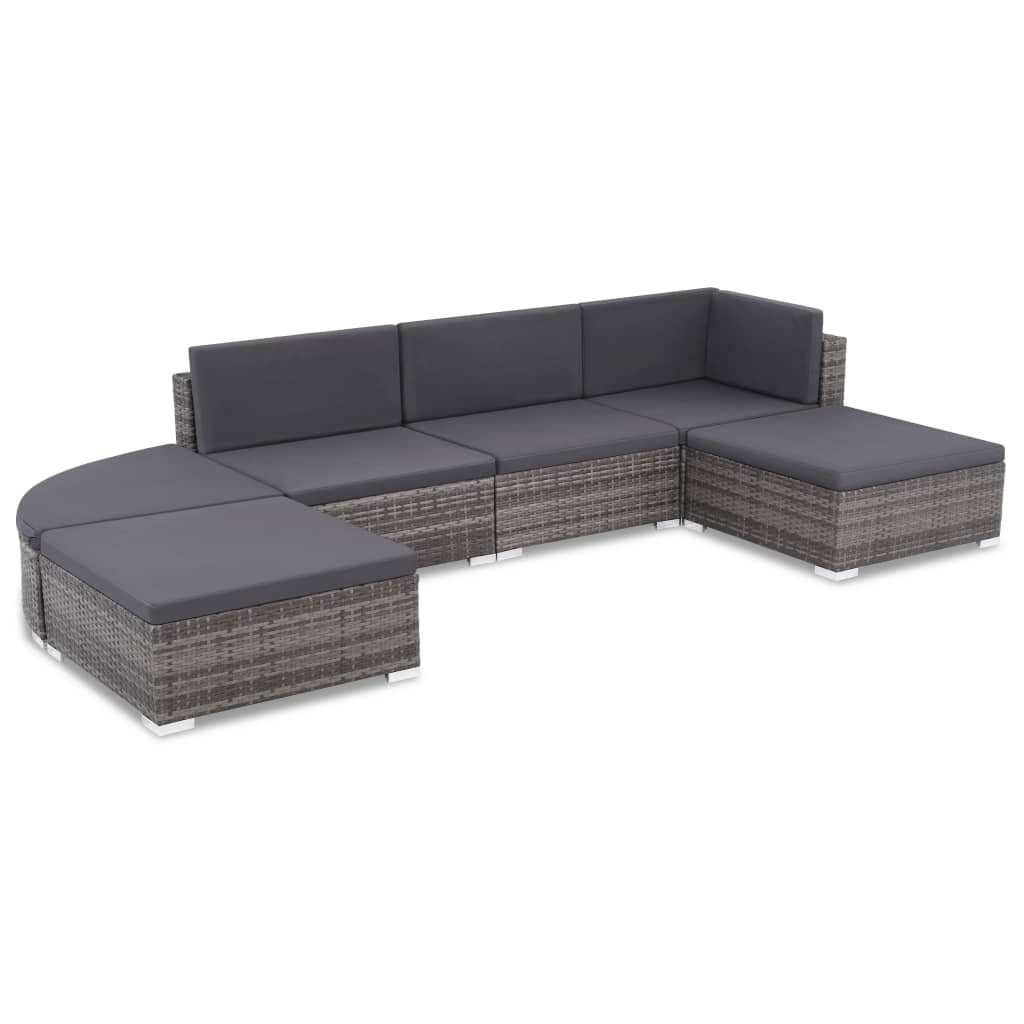 Modular Synthetic Rattan Garden Sofa Set