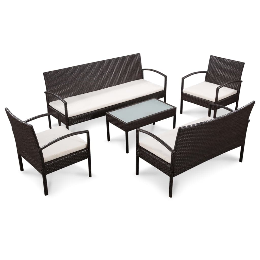 Synthetic Rattan Garden Sofa Set