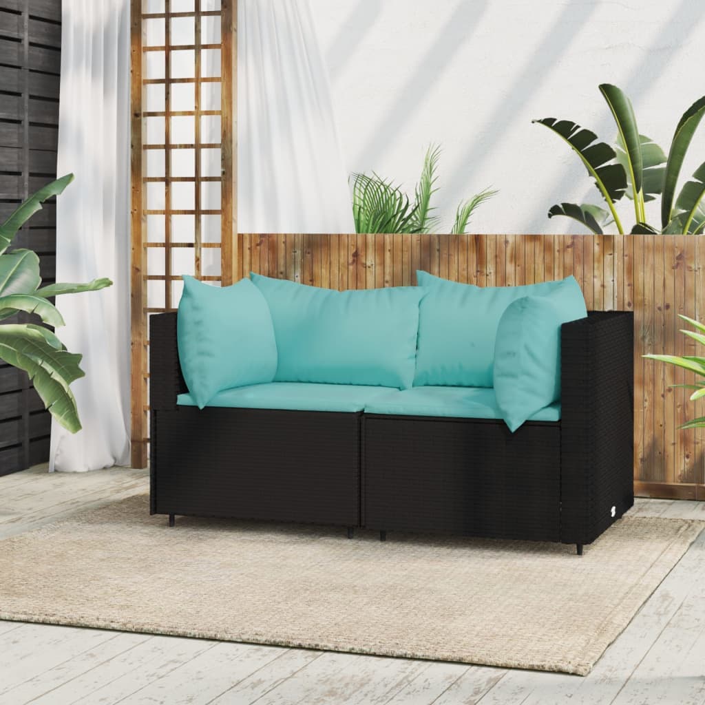 Synthetic Rattan Patio Loveseat Sofa